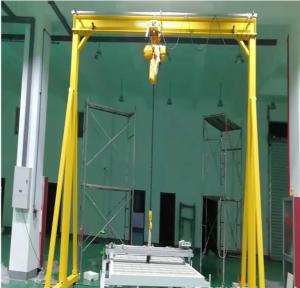  height adjustable  2t Mobile Gantry Crane Movable Gantry Crane GOST certified Manufactures