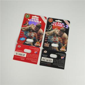  Premier ZEN Blister Pack Packaging Metallic Silver Paper Card For Male Enhancer Capsule Manufactures