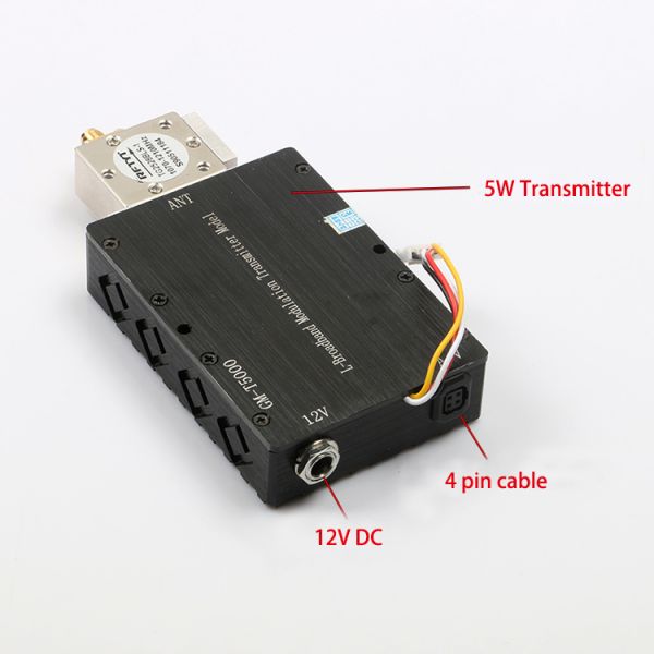 FPV Drone Long Range Wireless Video Transmitter and Receiver with 5 Watt Power