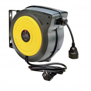  Impact Resistant Polypropylene 15m / 20m Electric Cable Reel Black / Yellow Manufactures