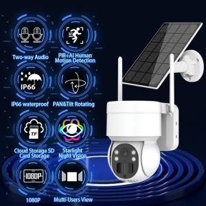  IP WiFi Wlan Wireless Rotating CCTV Security Smart PTZ Camera for Outdoor Manufactures