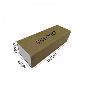  Recycle Material Washed Kraft Paper Folding Sun Glasses Case Box Packaging Manufactures