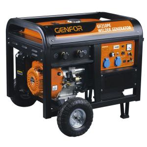  250A 3 Phase Gasoline Generator , Welding Generator Set Electric Starting System Manufactures