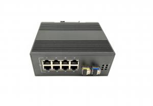  Gigabit Managed Industrial Ethernet Switch , Industrial PoE Switch 8 Port Manufactures