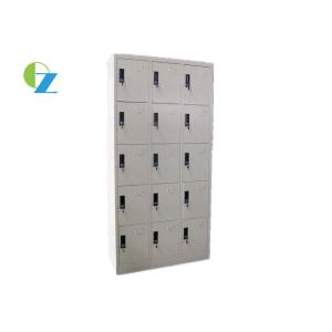 Buy cheap KD Structure 15 Door Locker Cabinet Wardrobe steel clothes lockers For Staff from wholesalers