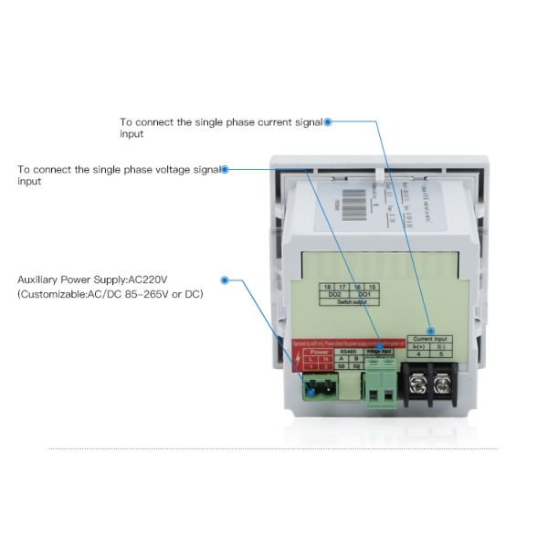 Data Logger For Current Voltage Frequency Digital Analog Single Phase Combined Meter RH-UIF73