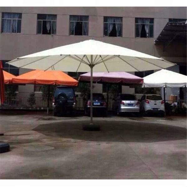 Strong And Big Size Beach Parasol Coffee Shop Sunshade Umbrella