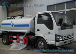 China ISUZU Sanitation Truck 4 X 2 2 Axles 4 m3 - 5 m3 130 hp Self-sucking centrifugal pump on sale
