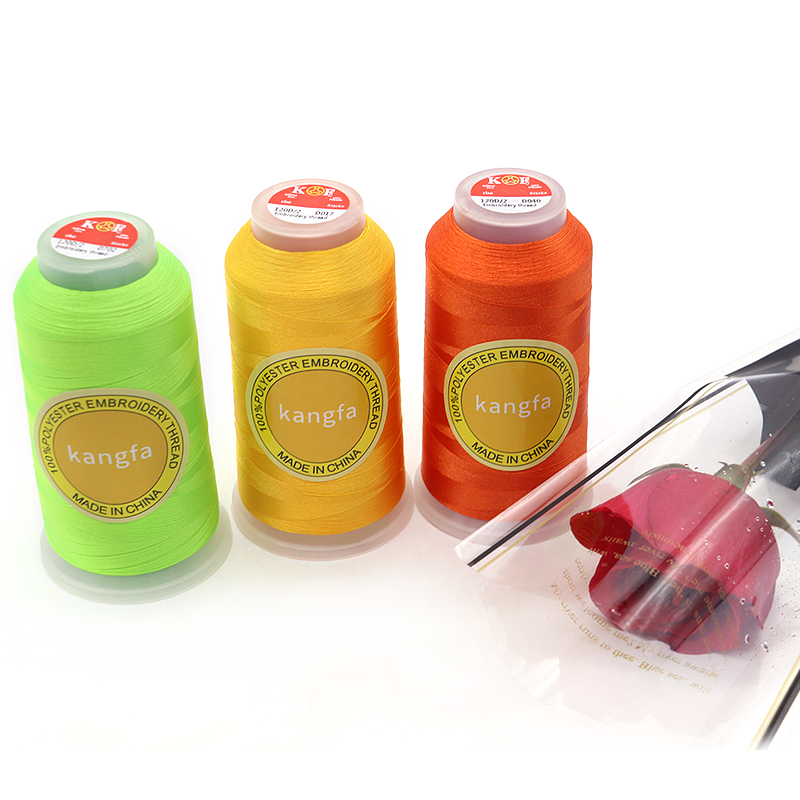 120D/2 5000y Boho Polyester Embroidery Thread for Embroidery Machine Vibrant Colors