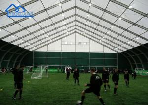  Custom Indoor Sports Hall Tent Curved Shape For Football Soccer Field Manufactures