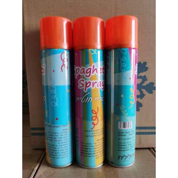 Mixed Colors Party Silly String Spray Crazy Colourful Silly String Spray Streamer