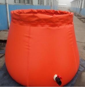  3000L Capacity Collapsible Onion Shape Plastic Water Storage Tank For Fire Rescue Manufactures