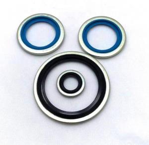 China Customize Metal Rubber Bonded Sealing Washers Thread Compact Washer on sale