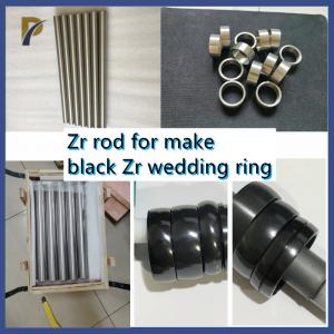 China 21 - 27mm Diameter Zr702 Zirconium Rod / Bar For Making Black Wedding Band on sale