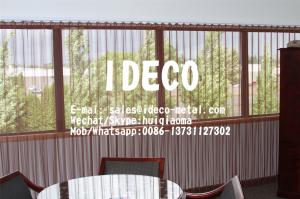 China Aluminium Fireplace Screens, Metal Coil Curtain Drapery, Coiled Wire Mesh Draperies, Shower Dividers on sale