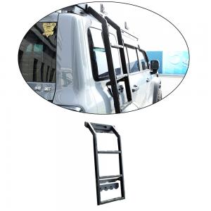 China Mechanical Style Universal Stainless Tank 300 4x4 Offroad Roof Rack Side Ladder for GWM on sale