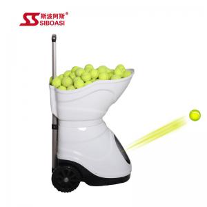  Black Siboasi S4015 Tennis Ball Machine , 150W Tennis Throwing Machine Manufactures