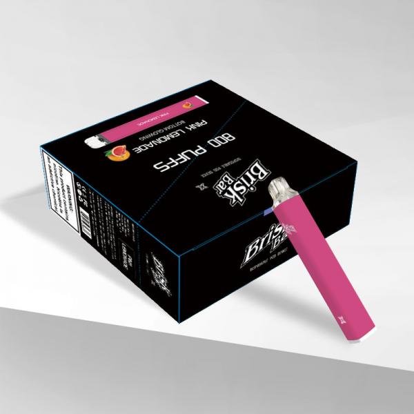 Pink Lemonade Flavor Brisk Bar Mini Disposable Electronic Cigarette 400mAh 800 Puffs