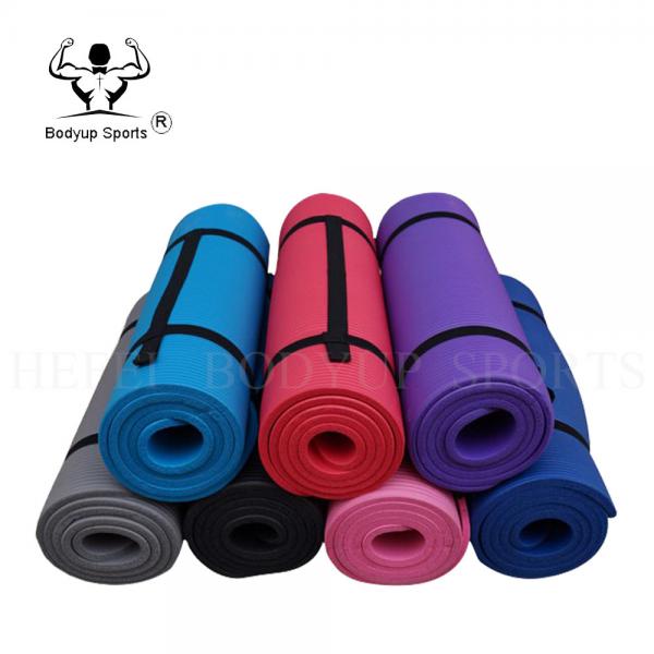 Quality Full Thick Non Slip Workout Mat , Fitness NBR Yoga Mat With High Density for sale