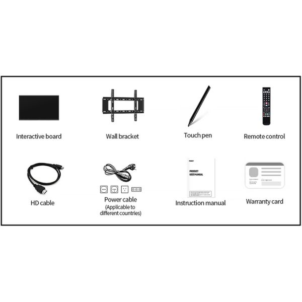 1 4k Custom Touch Screen Presentation Board With Infrared Technology
