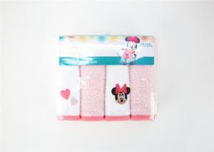 China Unisex 4pk Baby Boy Bath Towels , Baby Wash Towels Environmental Friendly on sale