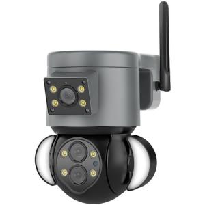  Triple Lens Wifi Security Camera HD 8MP Color Night Vision Outdoor Waterproofing Manufactures