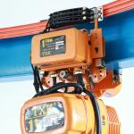 1.5kw 1 Ton 220V-690V Electric Chain Hoist With Trolley M5 Working Class