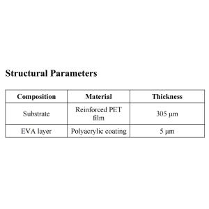 PV310R-BK High Reflective Black Backsheet Single Sided Coating With Stable Color
