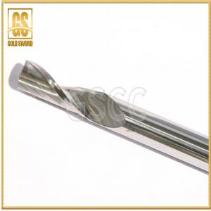  Tungsten Cemented Carbide Cutting Tools Straight Shank Single Flute End Mill Manufactures