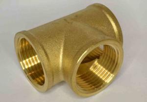 China China Factory Equal Tee Pipe Fittings Brass Tee  6 -16 Customized on sale