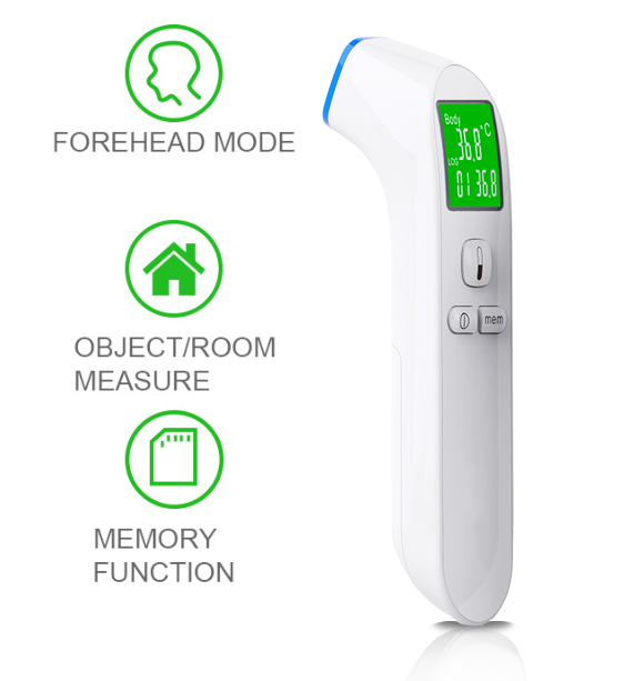 Portable Non Contact Forehead Digital Infrared Thermometer For School / Office