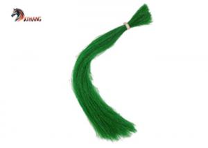 China 9in-12in Colored Horse Hair Extensions Green Horsetail Extensions on sale