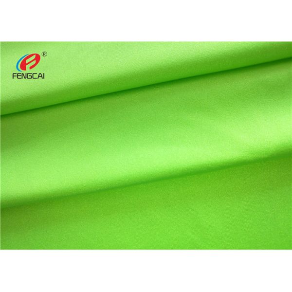 Shiny Nylon Lycra Fabric , 4 Way Stretch Swimwear Nylon Stretch Fabric