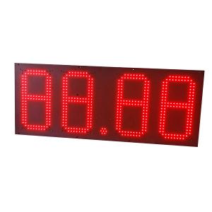  1400*650mm 7 Segment Red LED Price Board Custom Gas Station Price Board Manufactures