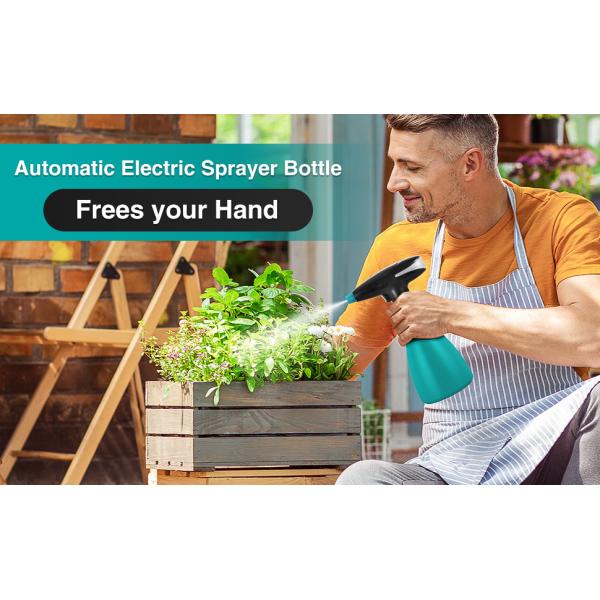 PP Automatic Mist Sprayer For Plants 1000ML Continuous Adjustable Spout