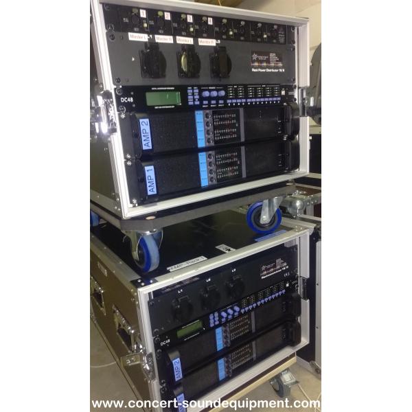 Line Array Sound System , FP 10000Q 4 Channel Switch Mode Amplifier 4x1300W