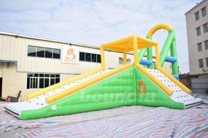  Customized Inflatable Water Toys, Inflatable Action Tower Wirh Swing Manufactures