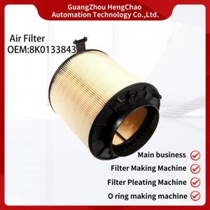  Air Cleaner Manufacturing Equipment Produce Car Engine Auto Air Filter Air Cleaner OEM 8k0133843 Manufactures