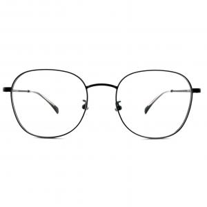 China FM2583 Customized Round Metal Eyeglasses Frames Lightweight Durable Stainless Eyewear on sale