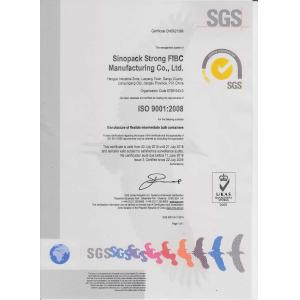 SINOPACK INDUSTRIES LTD Certifications