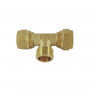 China Brass Male Threaded Compression Fitting Press Connection No Leak on sale