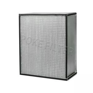 China H13 H14 Glass Fiber Industrial HEPA Filter For Hvac Vents High Temperature Resistant on sale