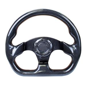  12k 24K Plain Machined Carbon Fiber Steering Wheel In Racing Car Odm Manufactures