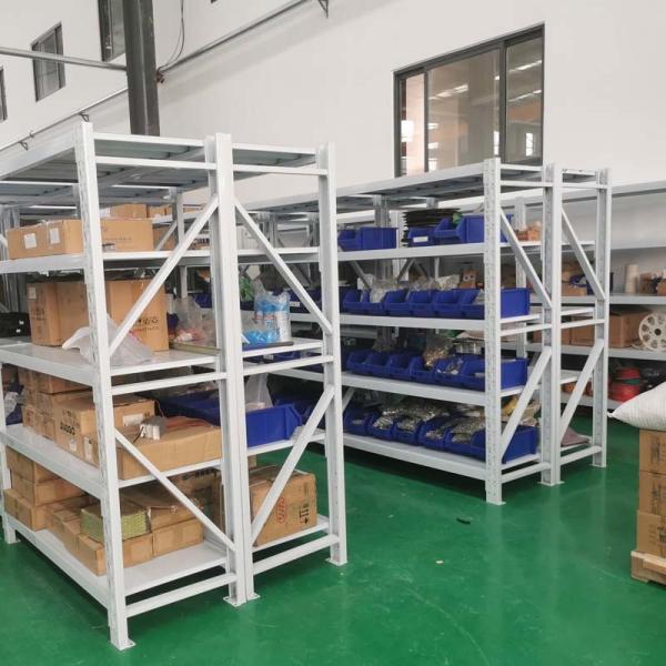 Boltless And Rivet Storage Racks 5 Shelves Warehouse Racking Customized Size