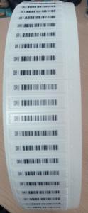  58kHz 45mm ± 0.2mm Length EAS Source Tagging / AM Hang Tags / Anti Theft Label Manufactures