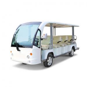 China 14 Seats Electric Minibus Sightseeing Shuttle Bus With 4 Wheels Electric Power on sale