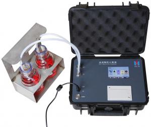 China ISO4406 Portable Particle Counter For Hydraulic And Lubricating Oil Analysis on sale