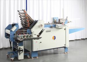  180m / Min Automatic Paper Folder , 380V Cross Fold Paper Folding Machine Manufactures