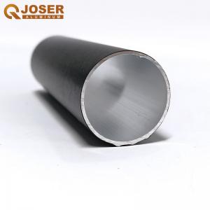 China Iksun 43mm Anodized Round Aluminium Extrusion Roller Blind Pipe With Groove on sale