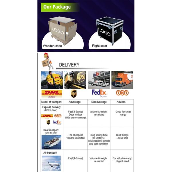 6500cd/sqm P10 960x960 Outdoor Led Display Empty Cabinet Screen